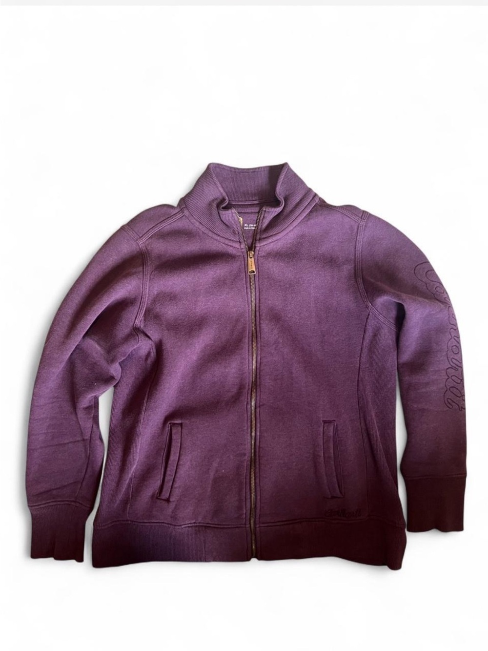 Carhartt Purple Full Zip Collar Sweatshirt